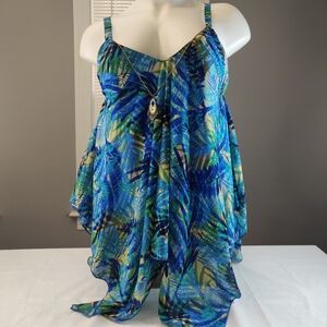 Unique Spectrum- Womens Plus Size Tunic 3X